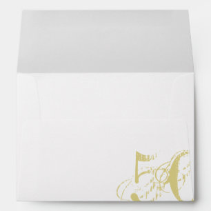 50 and Fabulous Birthday Invite Envelope Ornate