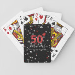 50 And Fabulous | Casino Vegas Birthday Playing Cards at Zazzle
