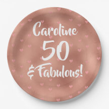 50 and Fabulous Custom Birthday