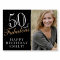 50 and Fabulous Elegant Black 50th Birthday Photo