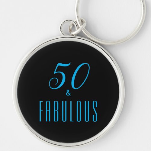 50 and Fabulous Keychain