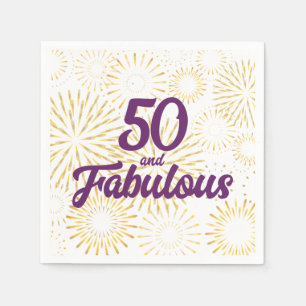 50 and Fabulous Napkins