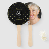 50 and Fabulous Photo black and gold