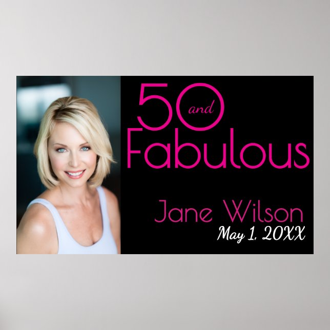 50 and Fabulous Poster (Front)