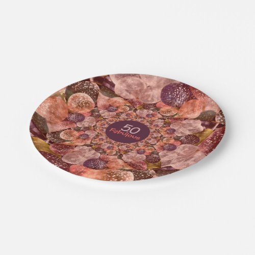 50 And Fabulous Purple Pink Kaleidoscope Balloons Paper Plates