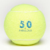 50 and Fabulous / Sports 50th Birthday Tennis Balls