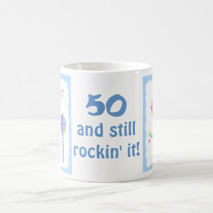 50 And Still Rockin' It - Lollipops Coffee Mug