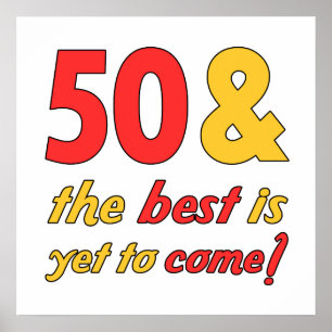 50 Best Birthday Gifts Poster