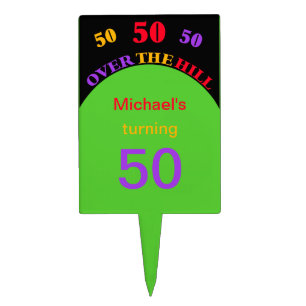 50 Birthday Cake Topper