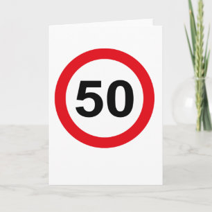 50 birthday card