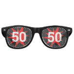 50 Birthday retro Shades / Fun Party Sunglasses