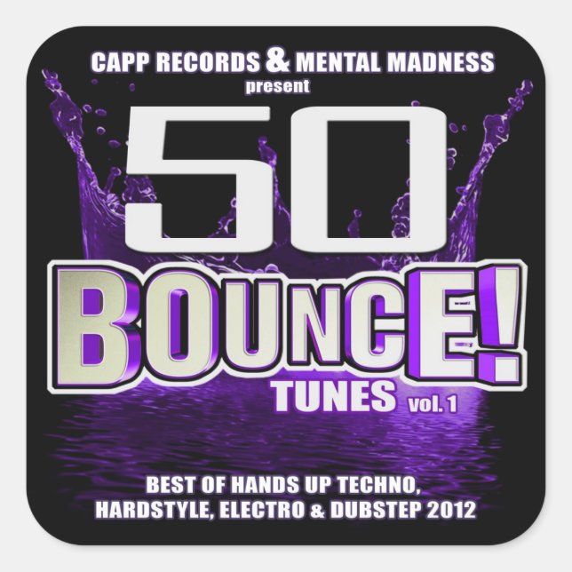 50 Bounce Tunes Sticker (Front)
