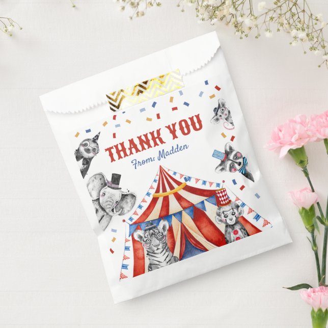 50 Circus Favor Bags | Circus Treat Bags (Sealed)