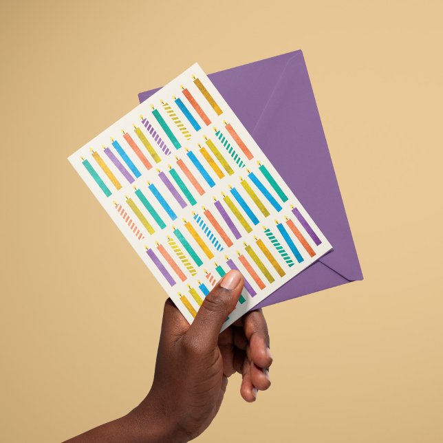 50 Colorful Candles Birthday Card (Creator Uploaded)