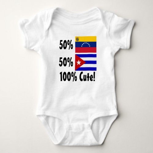 50 Cuban 50 Venezuelan 100 Cute Baby Bodysuit