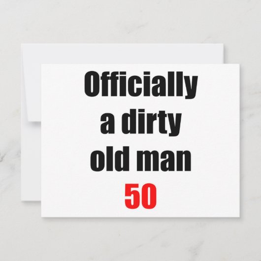 50 Dirty Old Man (Front)