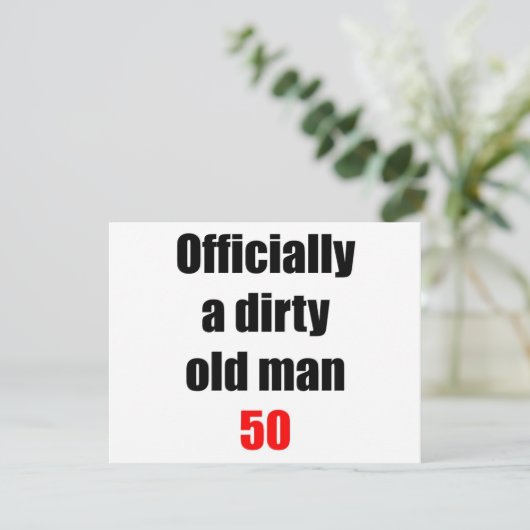 50 Dirty Old Man (Standing Front)