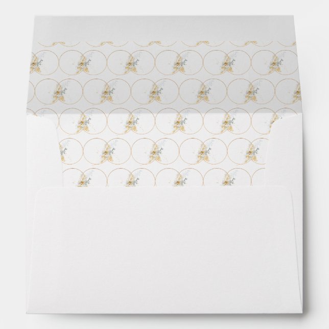 50 & Fabulous 50th Birthday Return Address Printed Envelope (Back (Bottom))