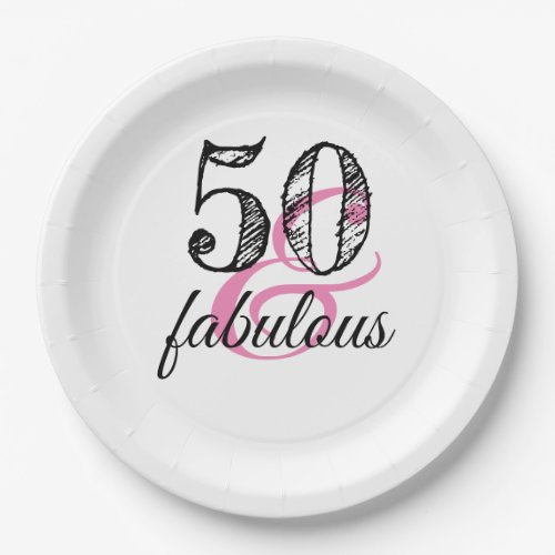 50  Fabulous Birthday Party Paper Plates