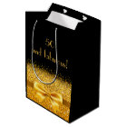50 fabulous black gold bow elegant birthday