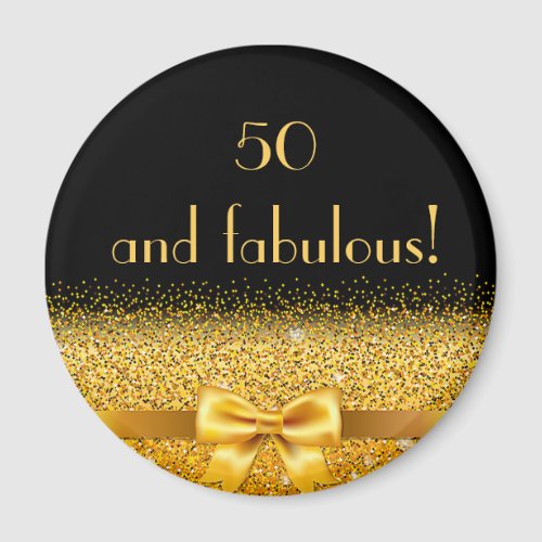 50 fabulous black gold elegant monogram magnet