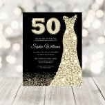 50 & Fabulous!! Budget 50th Birthday Party Invite<br><div class="desc">50 & Fabulous!! Budget 50th Birthday Party Invitation</div>