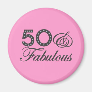50 & Fabulous Gift Magnet