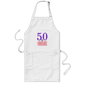 50 & Fabulous Kitchen Confidence Typography Long Apron