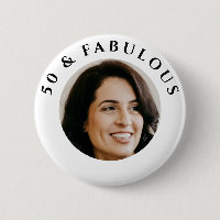 50 &  Fabulous Photo Birthday Party 