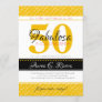50 & Fabulous yellow Spanish / Fabulosa amarillo Invitation