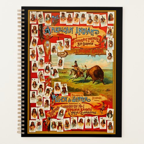 50 Famous Native American Tribal Chiefs Vintage Planner