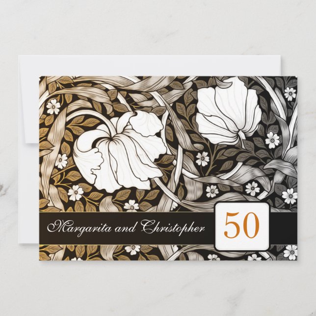 50 golden wedding anniversary invitations (Front)