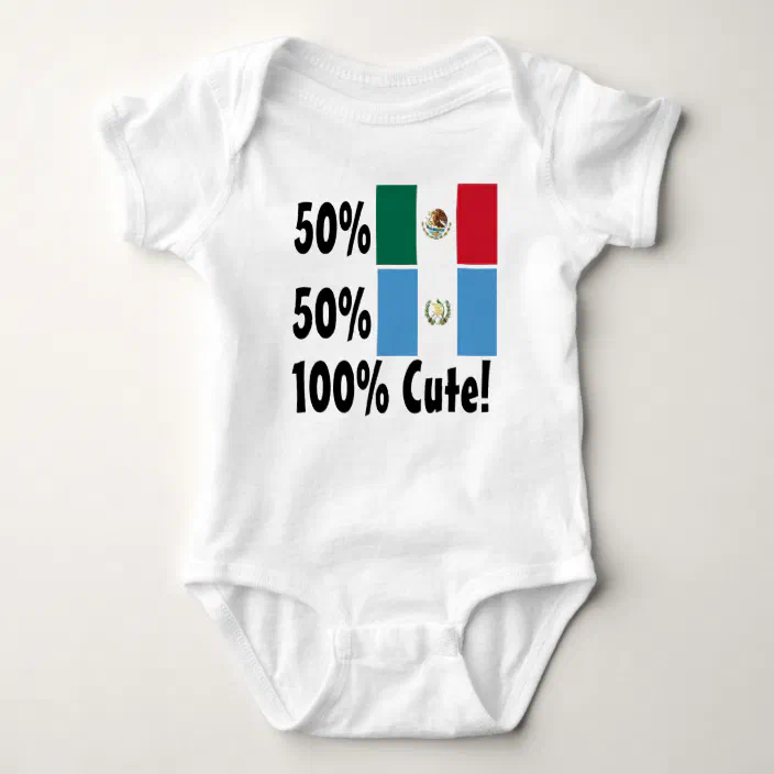 Mexico White Baby Bodysuit 100% Cotton All Season Soccer Jersey Flag T-shirt 