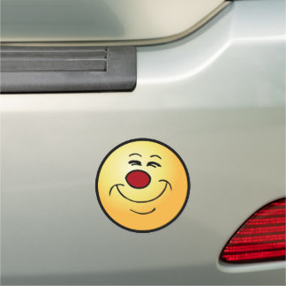 50 Happy Face Emoticon Car Magnet