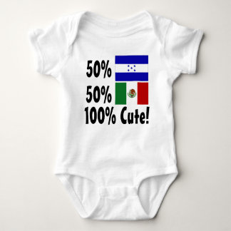 50% Honduran 50% Mexican 100% Cute Baby Bodysuit