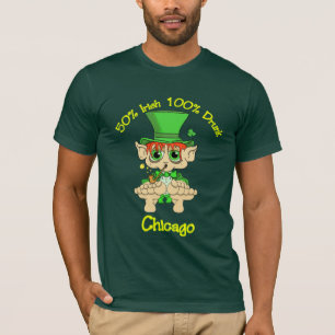 50% irish 100 % drunk chicago T-Shirt