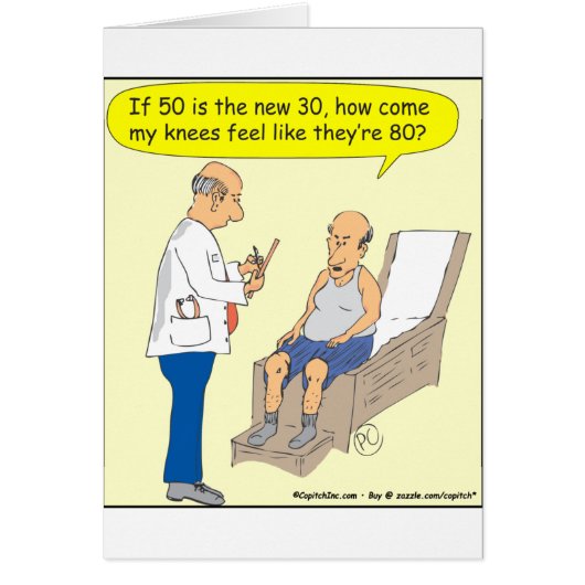 50 Is The New 30 Cartoon Cards (Front)
