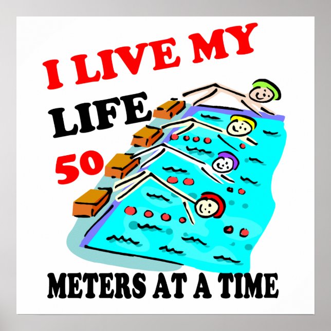 50 meters at a time poster (Front)