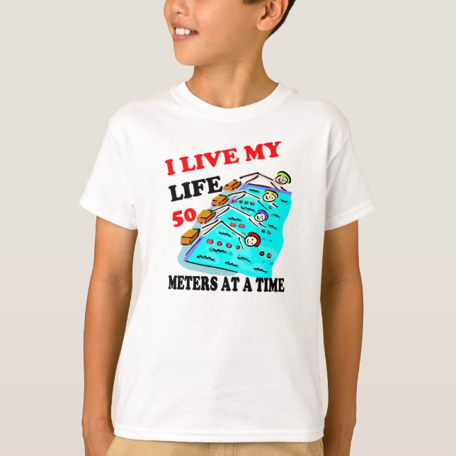 50 meters at a time T-Shirt (Front)