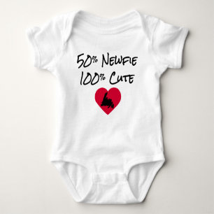 50% Newfie - 100% Cute Baby Bodysuit