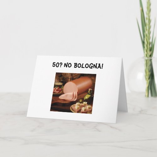 50 NO BOLOGNA CARD
