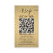 50 Pack QR RSVP Wedding Faux Gold Enclosure