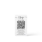 50 Pack Wedding Website QR RSVP Photo Enclosure