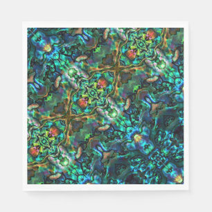 50 Paper Napkins Abalone