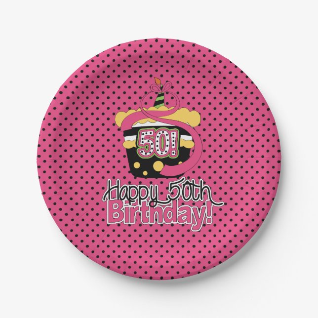 50! Paper Plates 7" (Front)