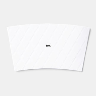 50 percent coffee cup sleeve