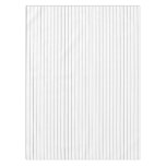50 percent gray pinstripe on 1 inch white stripe tablecloth