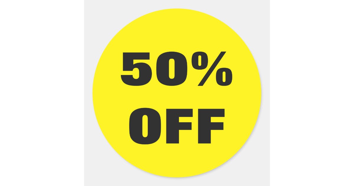 50 Off Promotion