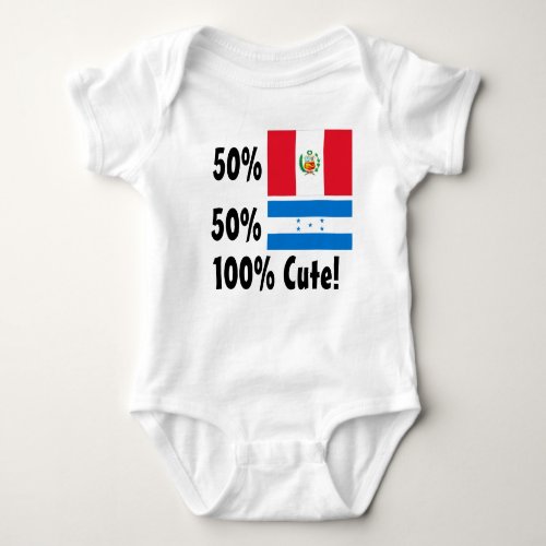 50 Peruvian 50 Honduran 100 Cute Baby Bodysuit