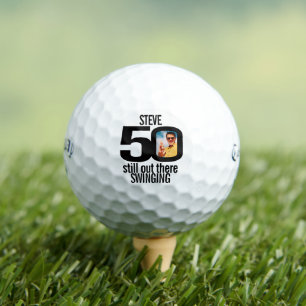 50 photo black and white out there swinging golf balls